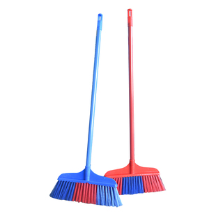 5把 塑料扫帚 铁柄笤帚 家用扫地 8802直杆型扫把 万辉百货