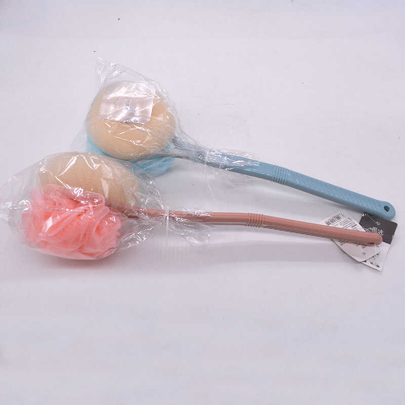 长柄洗澡搓澡软毛提花浴刷