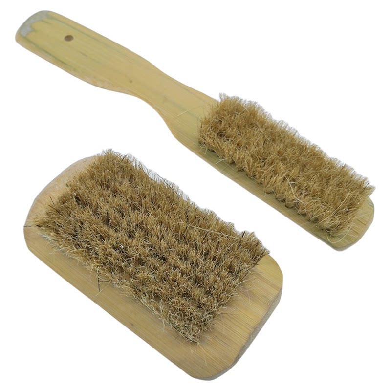 长柄猪毛鞋刷 方形猪毛板刷 猪鬃洗衣刷子 洗鞋洗衣软毛刷子