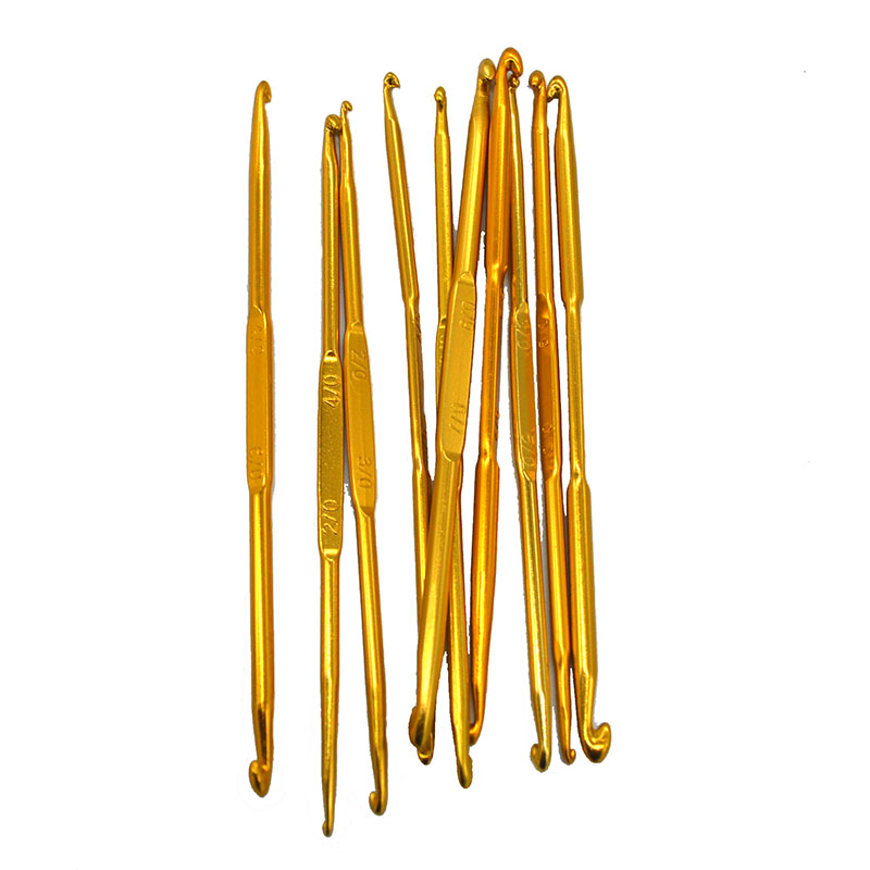 铝合金双头钩针粗毛线钩针