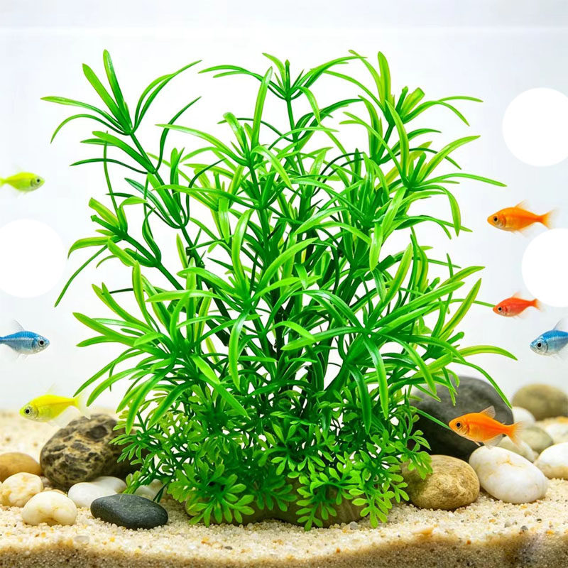 鱼缸仿真水草塑料假花水族造景装饰套餐懒人鱼缸布景假水草摆件