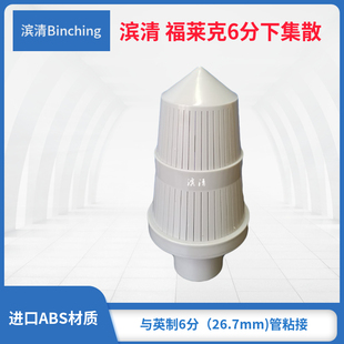 滨清 富莱克 6分下布水器 中心管¢26.7mm 净水机下集散 abs材质