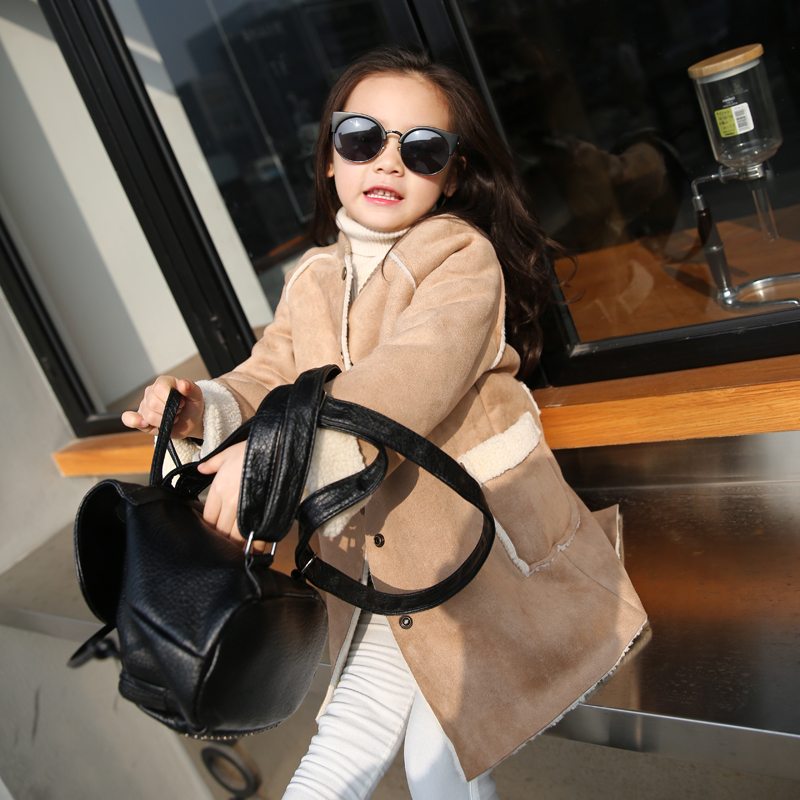 Manteau pour fille en cachemire - Ref 2162407 Image 5