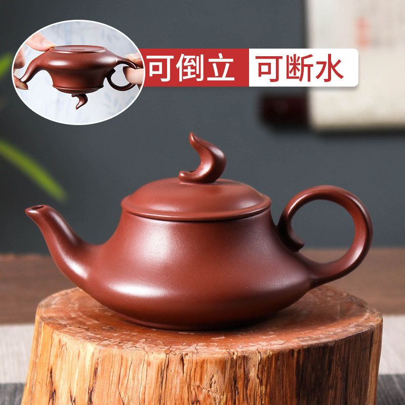 潮州手拉壶朱泥入门级小容量茶壶
