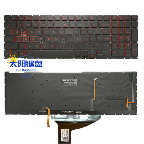 全新适用惠普HP暗影精灵4/5 pro 15-DC 15-DH TPN-Q211 C143 键盘