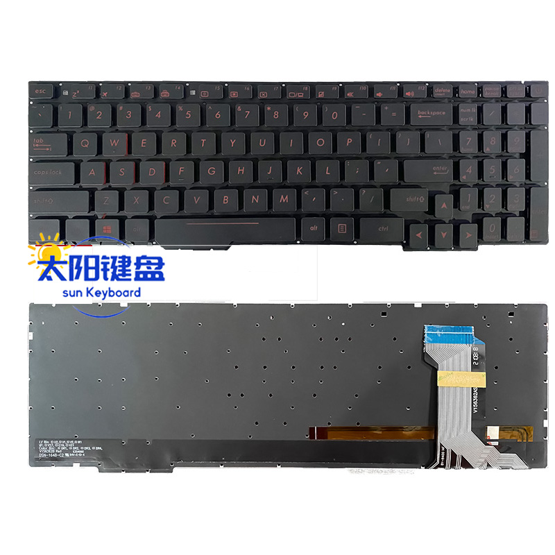 全新ZX53V FZ53V ZX553 FX53 FX753 ZX73 FX553VD键盘KX53V GL553