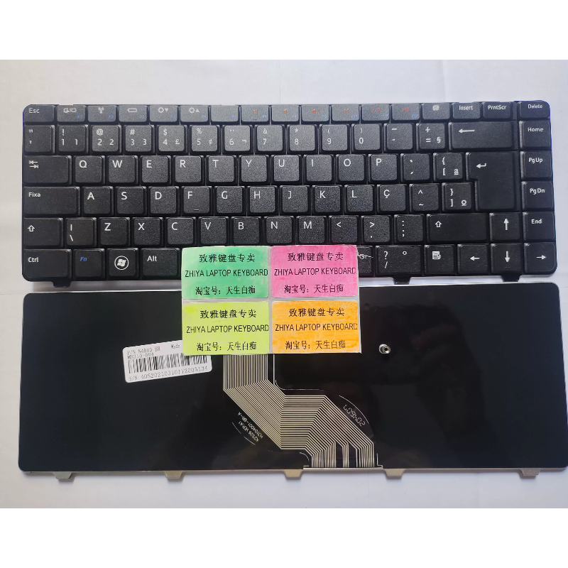 全新DELL N4010 N5030 N3010 M4010 BR 巴西 键盘
