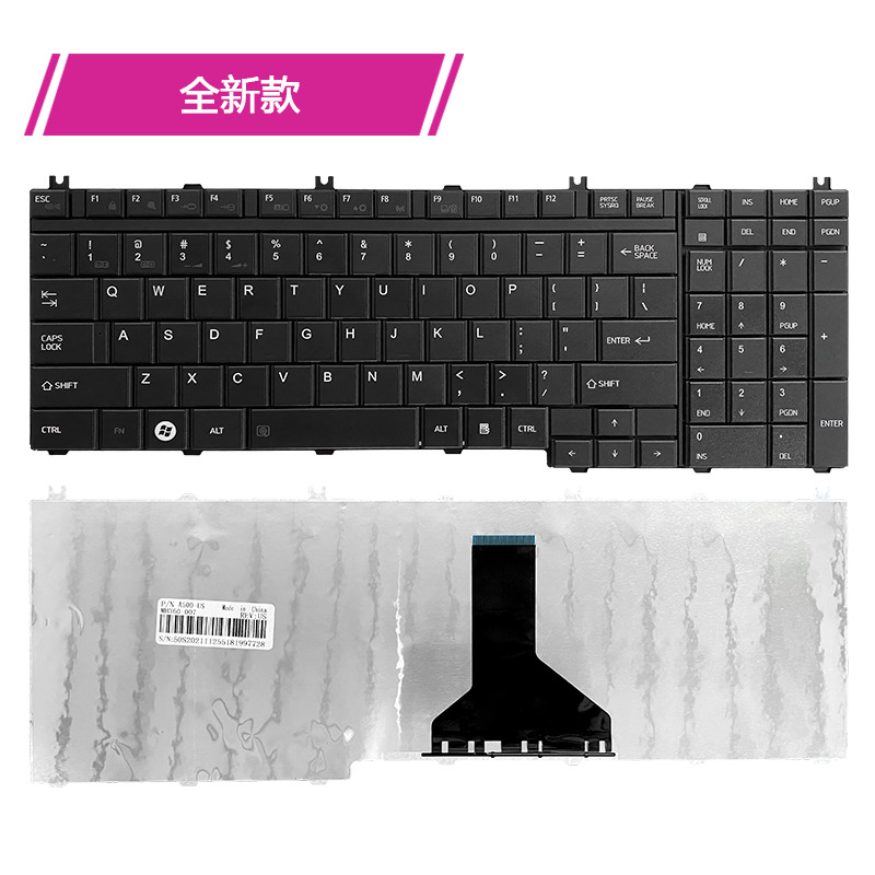 适用东芝L585 L586 L587 L581 L583 L582 P200 P205 P500键盘F501