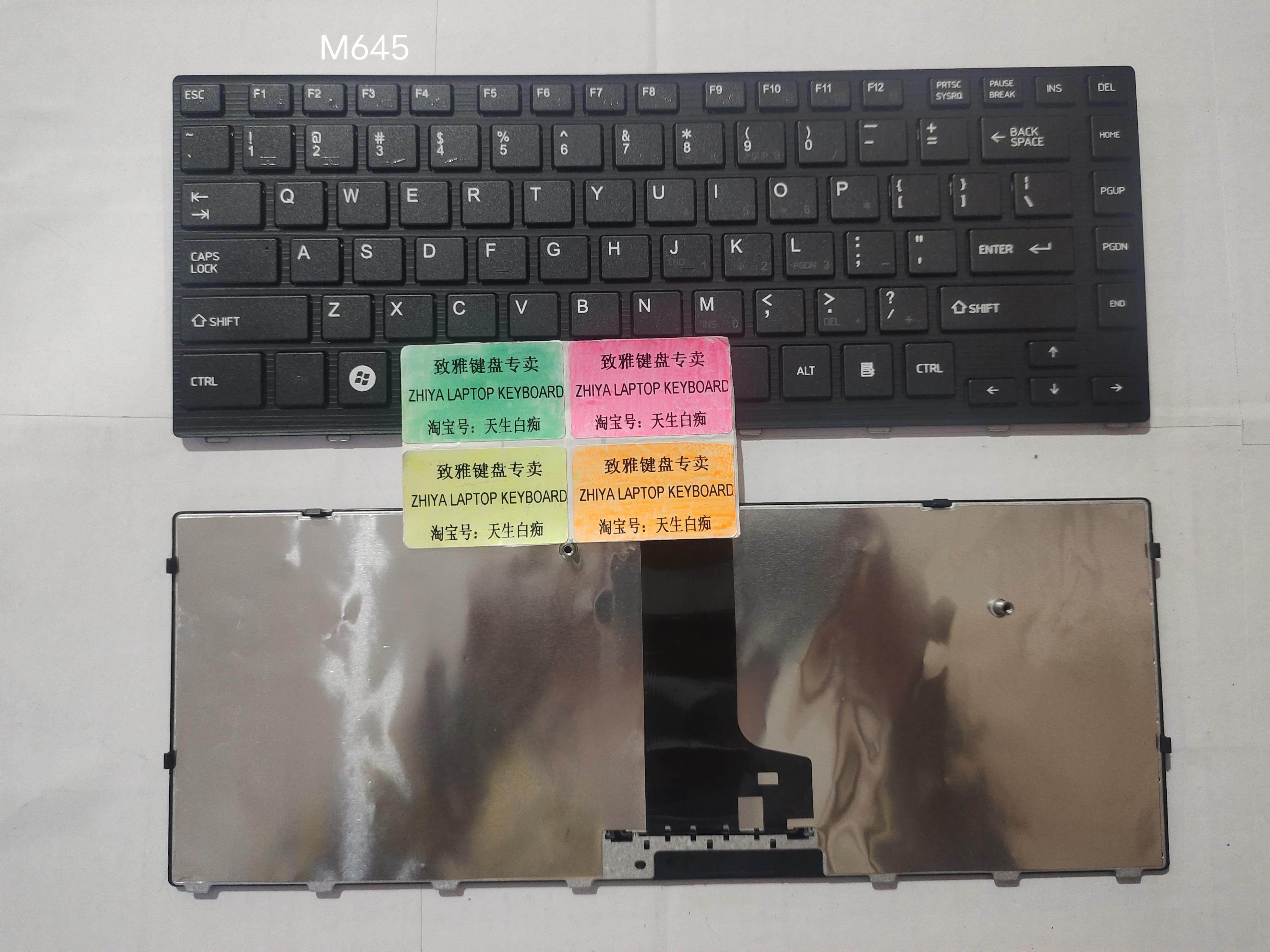 全新TOSHIBA M645 M640 M650 M600 P745 R801 US 英文 键盘
