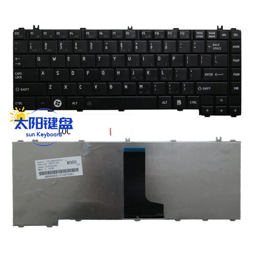全新适用东芝 C600D-T36B C600D-03L C600D-T71B C600D-T23N键盘
