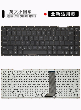 适用华硕R454L X454W R409C R457U V455L vm490l笔记本键盘VM410L