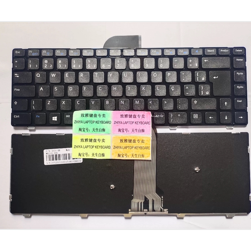全新适用DELL 3421 V3421 2421 5421 5437 5435 BR 巴西 键盘