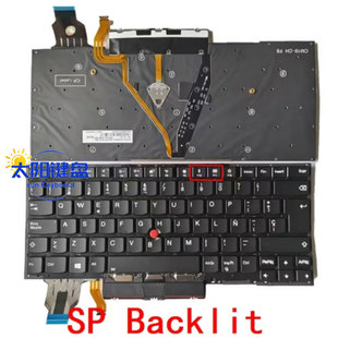 全新SP西班牙文适用联想X1 Carbon 7th 8th Gen 8 2020 2019键盘