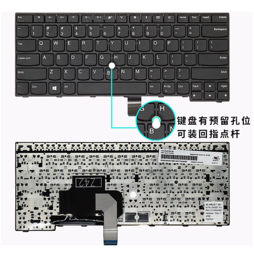 全新适用联想Thinkpad E470 E475 E470C笔记本键盘