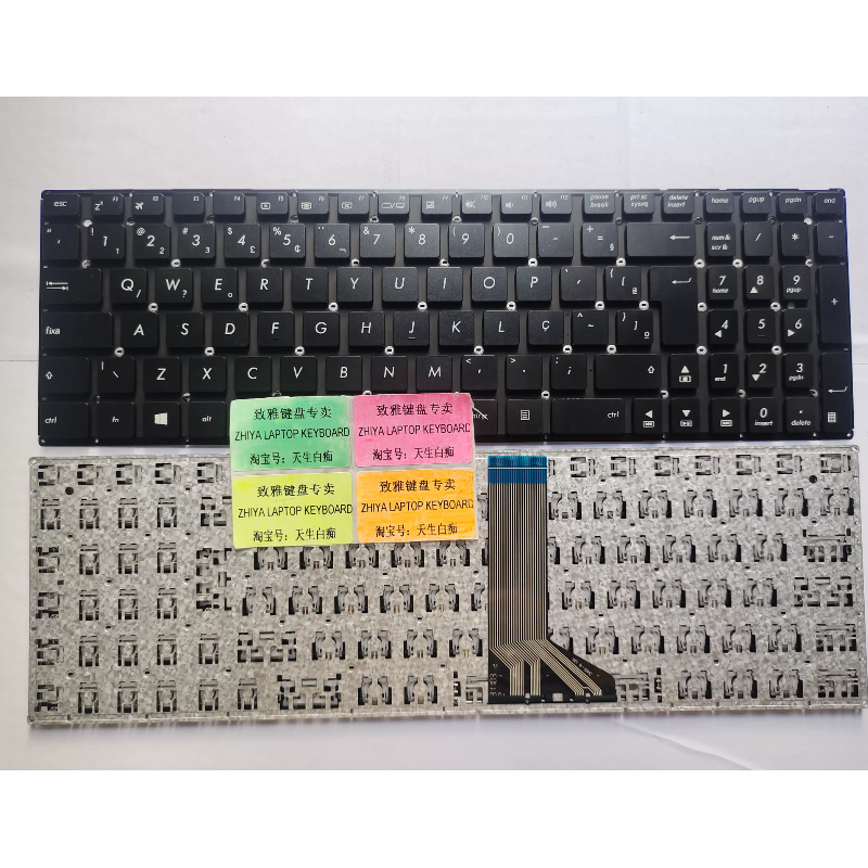 全新ASUS X551 X551C X551M X554 BR 巴西 键盘