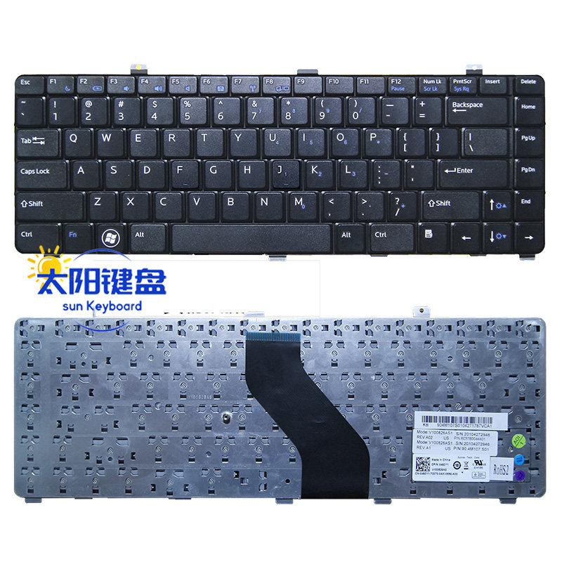 全新适用戴尔Dell VOSTRO成就 V13 V13Z V130 键盘更换