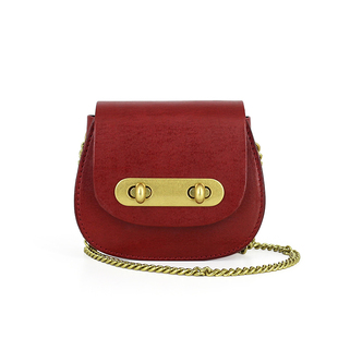 日韩新款 小包包植鞣牛皮可爱少女小挎包复古链条单肩包迷你斜挎包