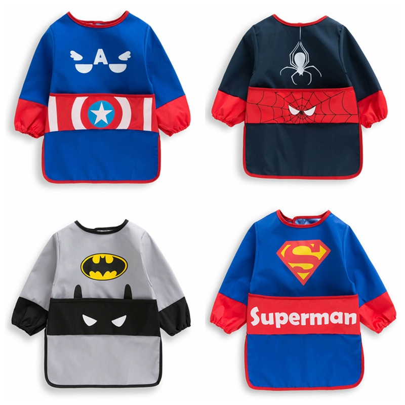 宝宝防水反穿衣吃饭衣轻薄透气型