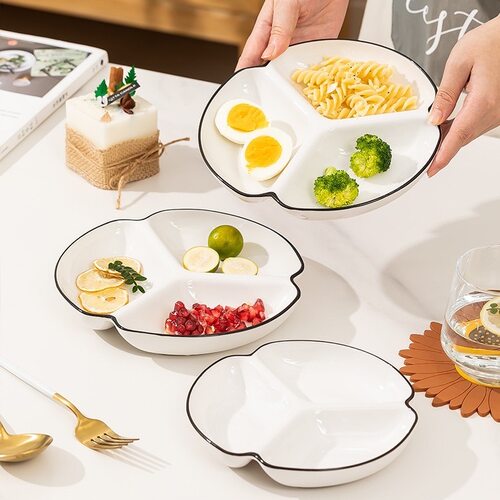 一人食成人早餐盘定量减脂盘子