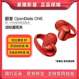 Shokz韶音 ONE E310杜比音效低音耳夹式 蓝牙耳机 动钛圈OpenDots