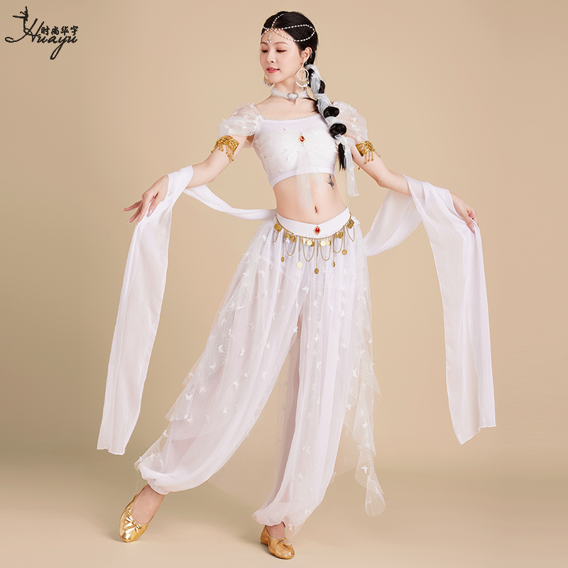 敦煌飞天西域风情印度舞演出服
