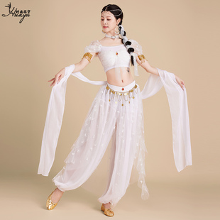 茉莉公主服装 异域风情印度舞演出服 改良汉服敦煌飞天西域风情女装