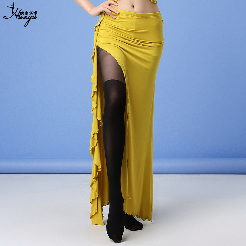 肚皮舞裙女莫代尔东方舞半身长裙