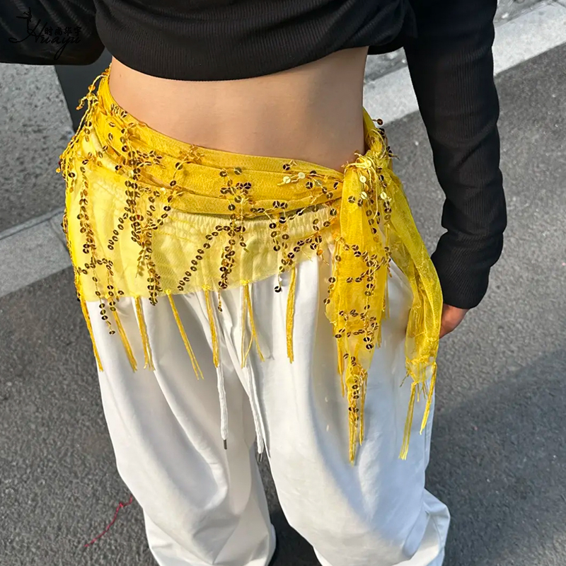 SUANS街舞腰链臀巾爵士舞腰巾