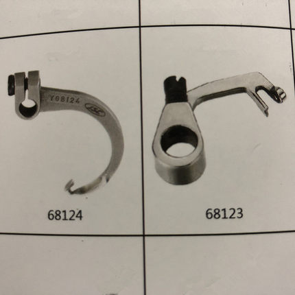 四针六线大小绷针 Y68124 68123弯针 大和雅满桃下饰线钩针
