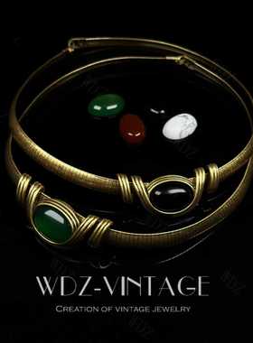 Millen Hess武大真-四色石时尚新款项链高级感女高级感轻奢项圈