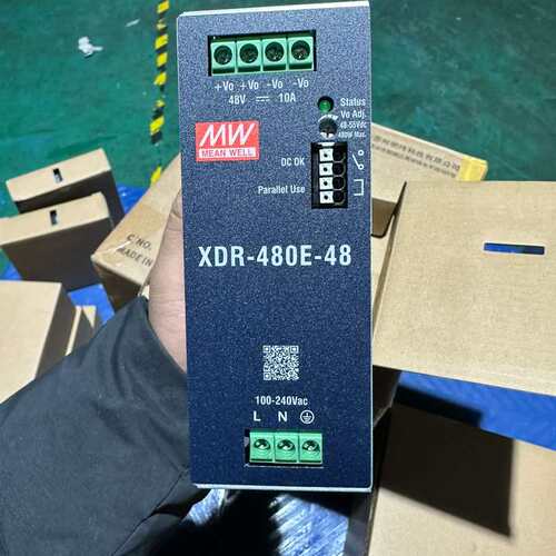 议价明纬XDR-480E-48 台湾明纬480W48V10A导轨可维修