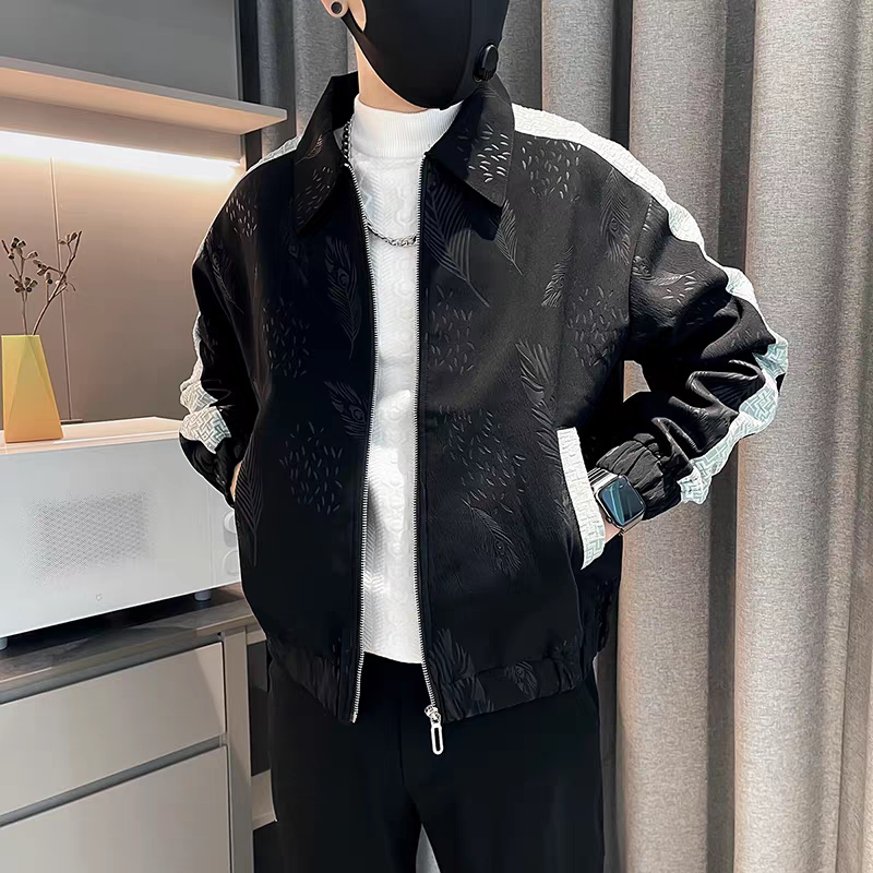 W568P85百搭气质流行文艺ins原宿日系新款慵懒时尚潮流简约,男装夹克,星座218-1（原230）
