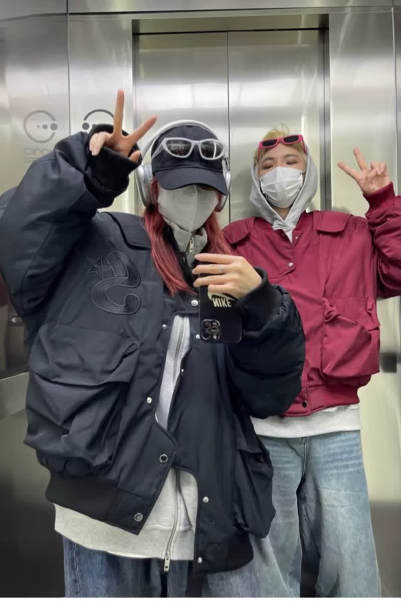 H8815P75春季美式潮潮牌不规则飞行服外套男女长袖夹克棒球服情,女装短外套,星座218-1（原230）