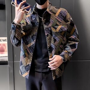 NZ85P65青春流行夹克翻领外穿百搭日系标准春秋单排扣潮潮流男原图片