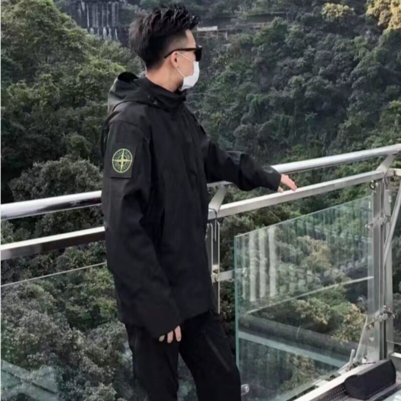 J89P70简约春秋男慵懒夹克新款青春流行长袖原宿标准外穿印花拉链,男装夹克,星座218-1（原230）