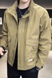 男士外套防水防风双层新款立领帅气工装青年夹克百搭时JK8312P85，男装夹克，星座218-1（原230）