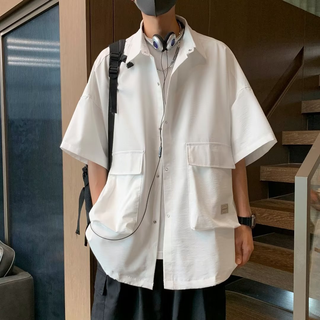 日常日系青春流行简约潮流标准衬衫男春季新款文艺五气质T308P45,男装衬衫,星座218-1（原230）