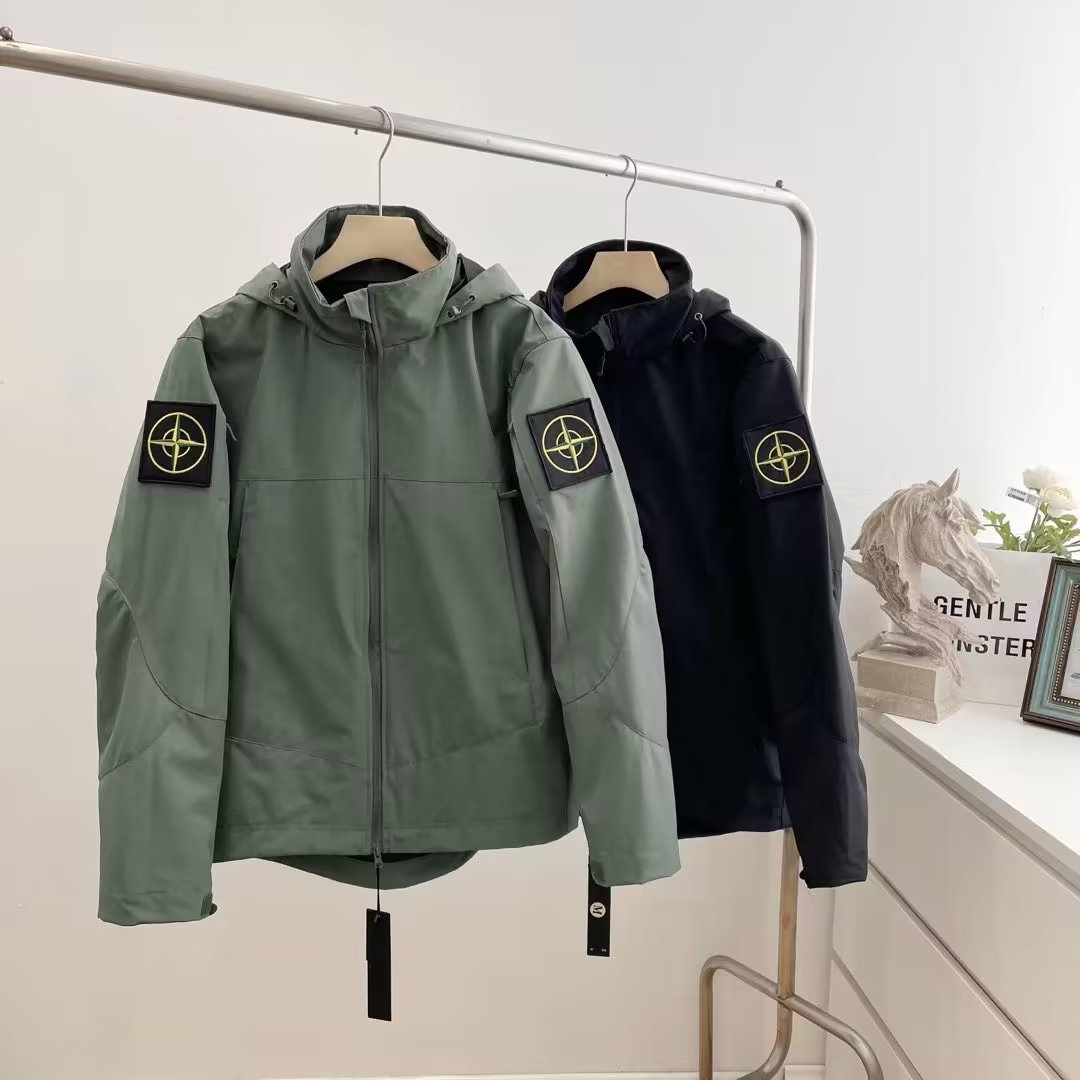 J89P70石头户外登山防水冲锋衣机能防风连帽男女秋冬岛,男装夹克,星座218-1（原230）