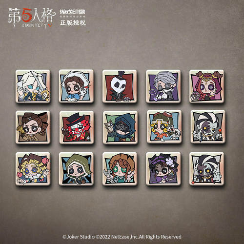第五人格mini吧唧亚克力冰箱贴