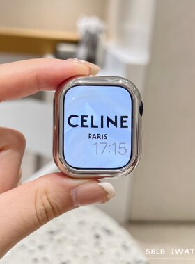 适用苹果手表保护壳Apple watchS11电镀PC半包壳iWatch876se3表壳