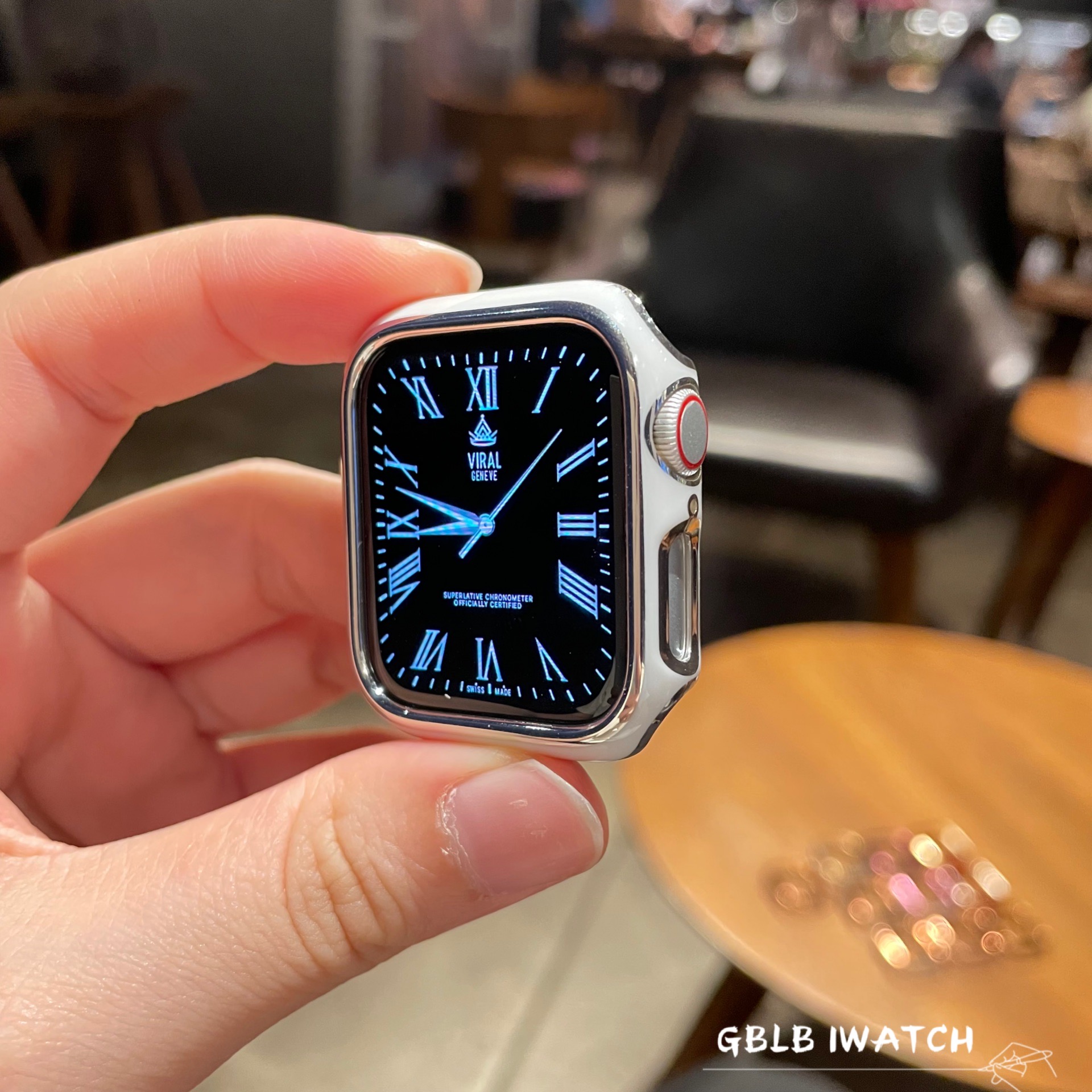 适用watchS10保护壳镭雕半包PC硬