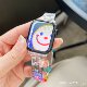 适用苹果手表S11代iWatch亚克力小蛮腰透明表带Applewatch987se46