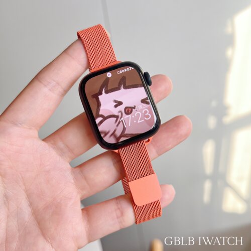 适用watchS11金属米兰金属细表带