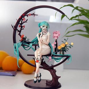 初音未来手办韶华旗袍手办模型公仔礼物机箱摆件二次元古风动漫