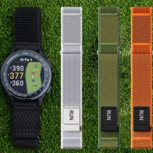 适用华为GT6 46mm GT5 42mm智能手表尼龙排汗运动表带佳明20 22mm