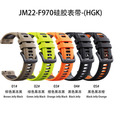 使用佳明Forerunner 970 965 955 745官方同款开关硅胶表带替换
