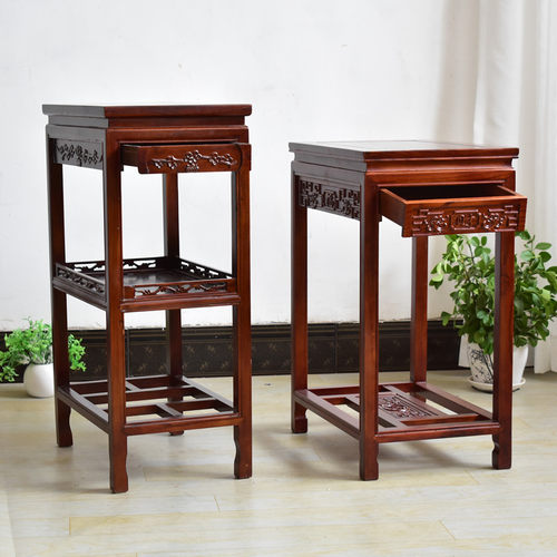 榫卯带抽屉中式实木电话桌小边桌