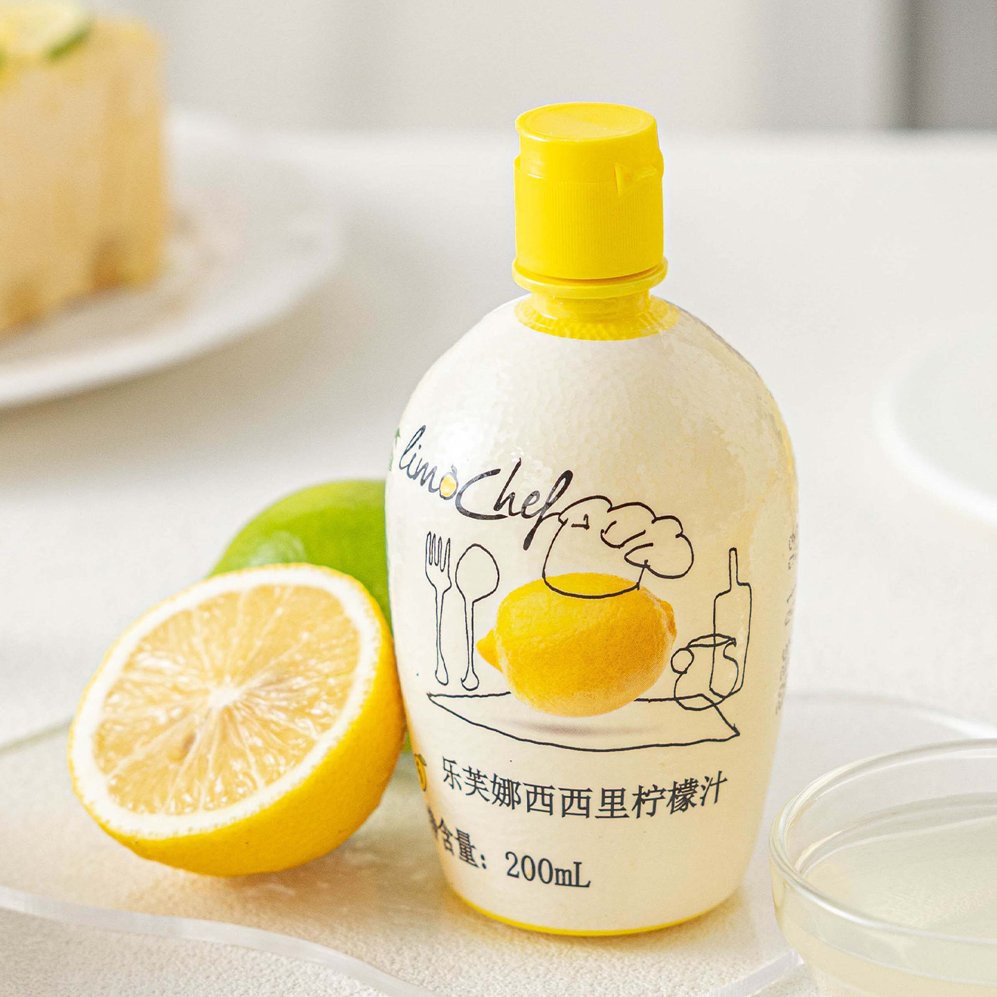 乐芙娜柠檬汁小包装烘焙专用原材料浓缩原浆商用蛋糕调酒增香去腥