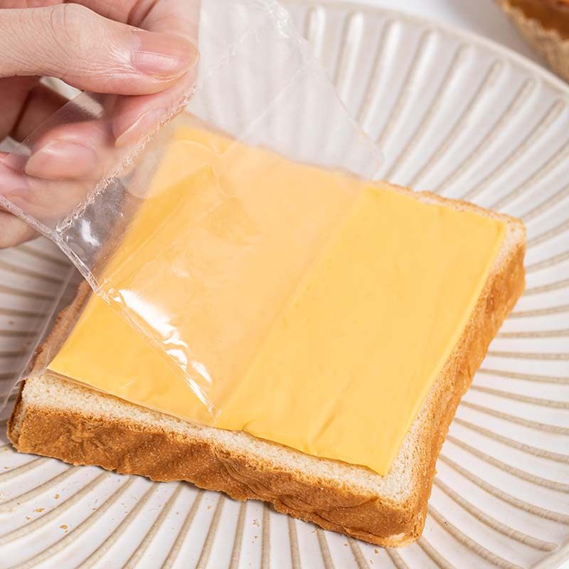 妙可蓝多芝士片 家用吐司早餐面包汉堡三明治专用芝士5片装