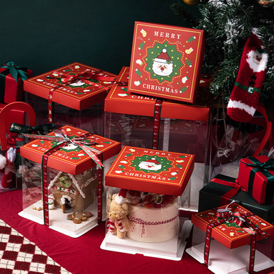 透明生日蛋糕盒子包装盒